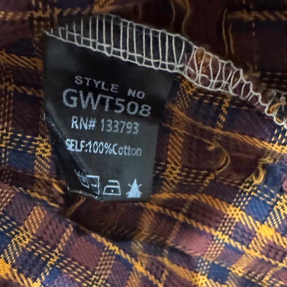 πΈβ¨ NWT POL Patchwork Plaid & Floral Button-Up Shirt β SZ S π - Picture 4 of 5